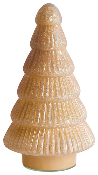 Sada 2 sošek FLAREN 20/25 cm Vánoční stromek Béžová
