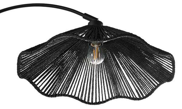 Stojací lampa MIGORI Papír Černá
