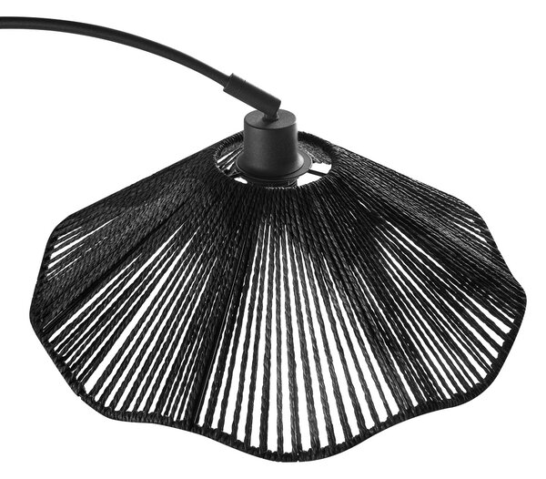 Stojací lampa MIGORI Papír Černá