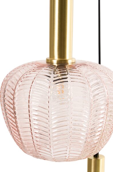 Závěsná lampa NJORO Sklo Pestrá