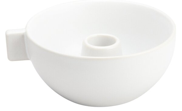 Svícen ve tvaru misky Ljusskal White 12 cm Ernst