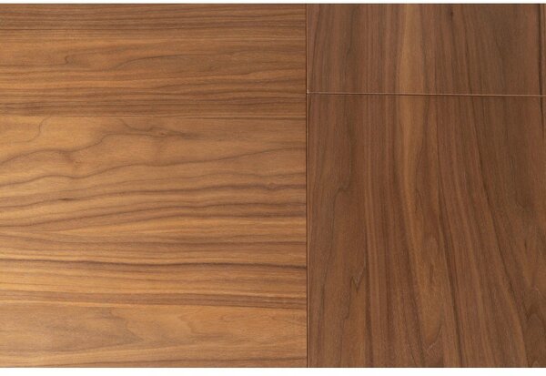 Rozkládací jídelní stůl s přídavnou deskou s deskou v dekoru ořechového dřeva 90x180 cm Twist – Zuiver