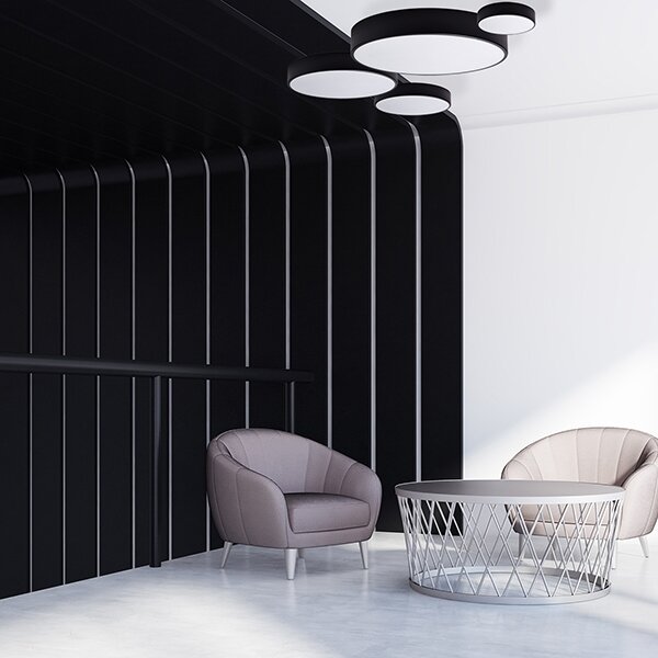 Brilagi - LED RGBW Stmívatelné stropní svítidlo CLARE 2xE27/9W/230V Wi-Fi černá