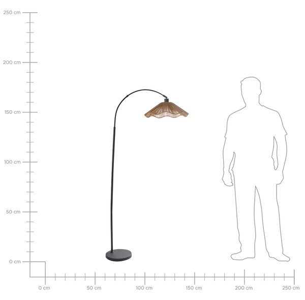Stojací lampa MIGORI Papír Přírodní