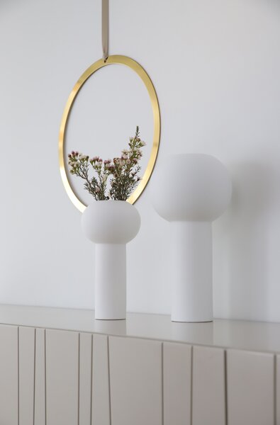 Váza Pillar White 24 cm COOEE Design