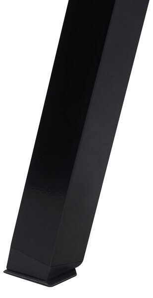 Zahradní jídelní stůl CANETTO 150 cm 90 cm Sklo Černá