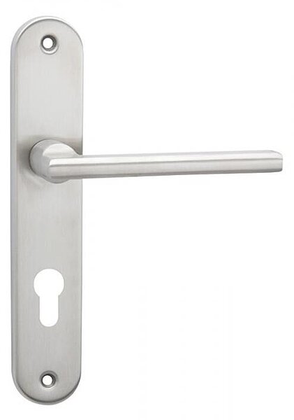 Dveřní kování COBRA PLAZA (IN), klika-klika, Otvor pro obyčejný klíč BB, COBRA IN (nerez), 90 mm