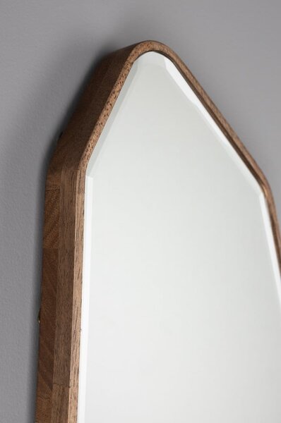 Nástěnné zrcadlo s dřevěným rámem 39,5x90 cm Basil – Dutchbone