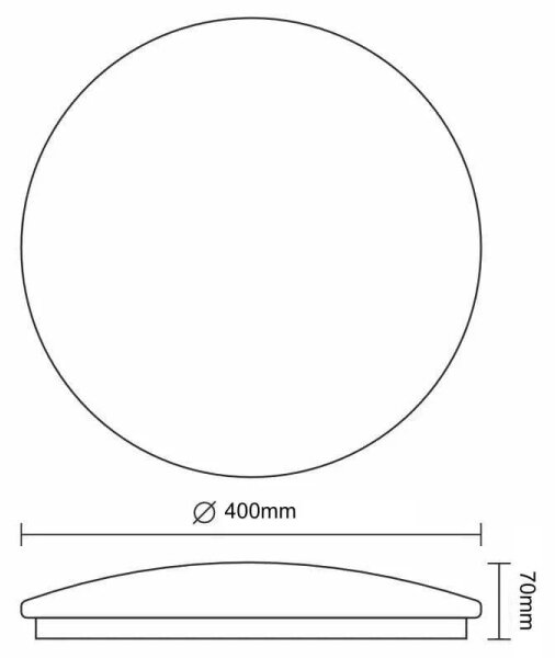 LED Stropní svítidlo STAR LED/36W/230V 3000-6500K + dálkové ovládání