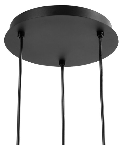 Závěsná lampa se 3 světly KITARE Sklo Béžová