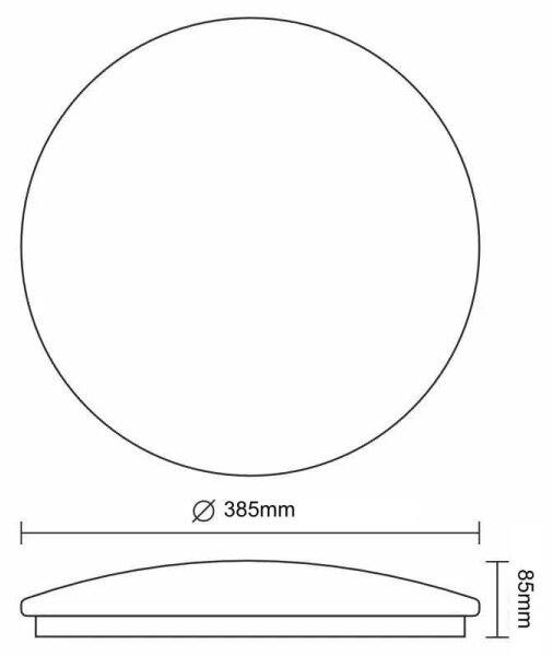 LED Stropní svítidlo STAR LED/36W/230V 3000-6500K + dálkové ovládání
