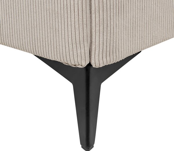 Postel Manšestr MELLE 140 x 200 cm Taupe