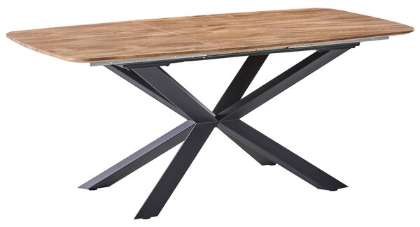 Rozkládací jídelní stůl GAIRDNER Hnědá 140/180 cm 90 cm