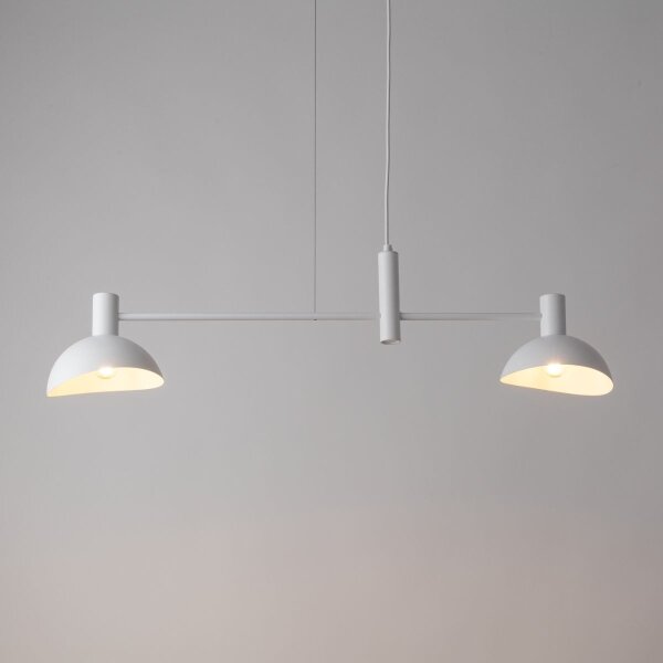 Lustr na lanku ARTIS 2xE14/40W/230V bílá