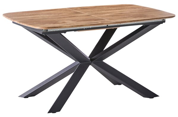 Rozkládací jídelní stůl GAIRDNER Hnědá 140/180 cm 90 cm