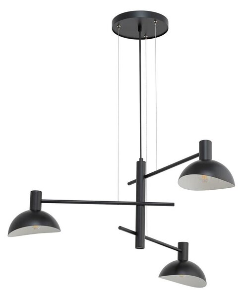 Lustr na lanku ARTIS 3xE14/40W/230V černá