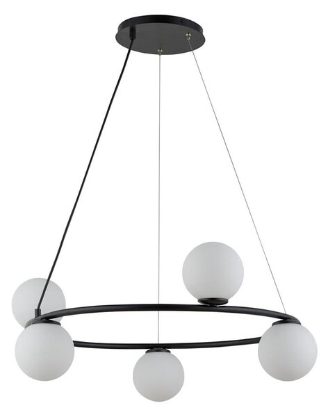 Lustr na lanku GAMA 5xG9/12W/230V černá