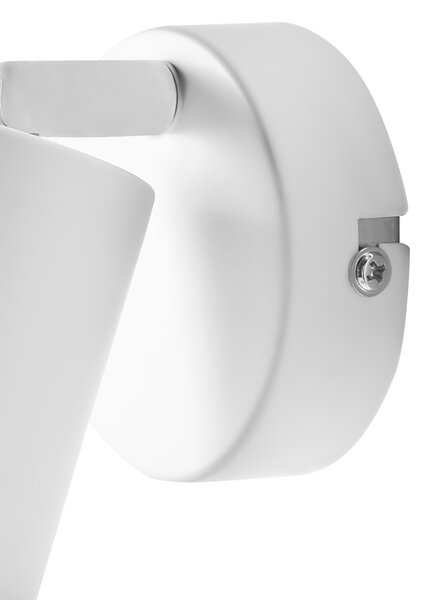 Sada 2 nástěnných lamp NYANDO Kov Bílá
