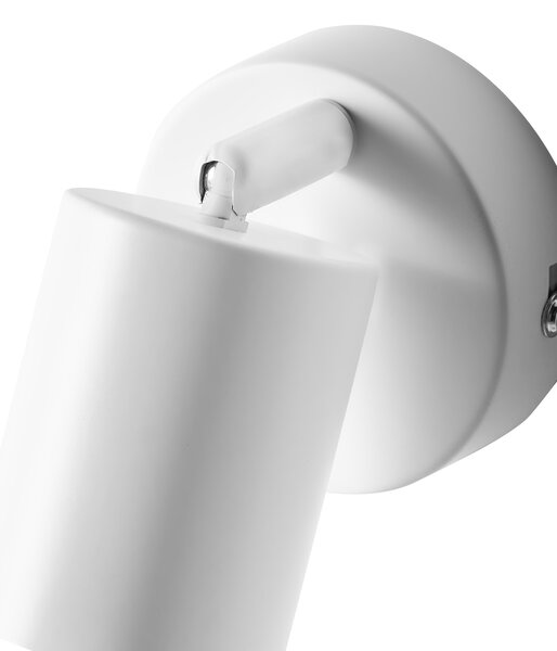 Sada 2 nástěnných lamp NYANDO Kov Bílá