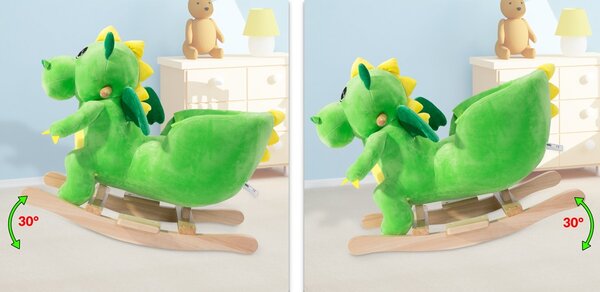 Deuba Dětský houpací dinosaurus s funkcí zvuku