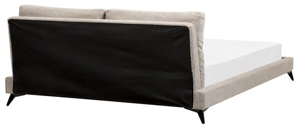 Postel Manšestr MELLE 180 x 200 cm Taupe