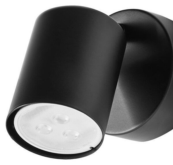 Sada 2 nástěnných lamp NYANDO Kov Černá