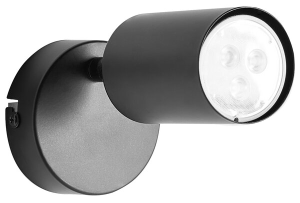 Sada 2 nástěnných lamp NYANDO Kov Černá