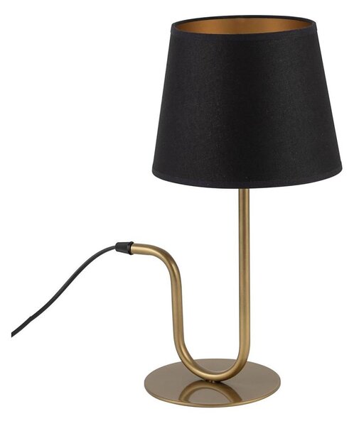 Stolní lampa VOLUTTO 1xE27/60W/230V černá/měděná