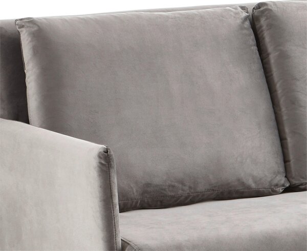 ROZKLÁDACÍ POHOVKA, textil, šedá Livetastic - Rozkládací pohovky, Online Only