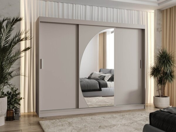 Šatní skříň Grilion 250, Barva: černá, Zásuvky: Ne 5903211418426