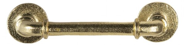 Zlaté litinové madlo Filippus – 13x4x3 cm