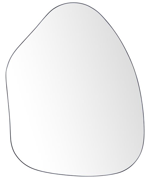 Zrcadlo PUTEAUX 70 cm 92 cm Kov Černá