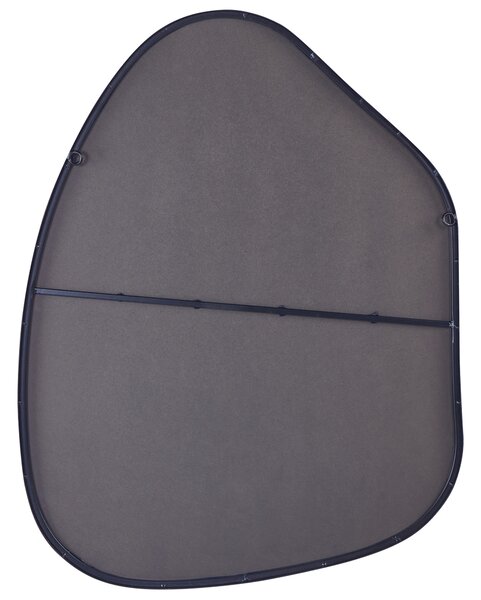 Zrcadlo PUTEAUX 70 cm 92 cm Kov Černá
