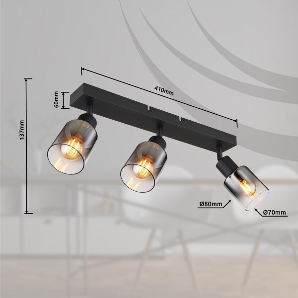 Globo 54308-3 - Bodové svítidlo HUBERTUS 3xE14/40W/230V