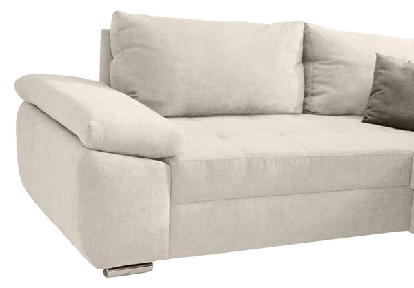 SEDACÍ SOUPRAVA, textil, krémová P & B - Sedací soupravy, Online Only