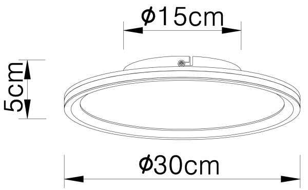 Globo 41588D - LED Stropní svítidlo BELISSA LED/30W/230V pr. 30 cm