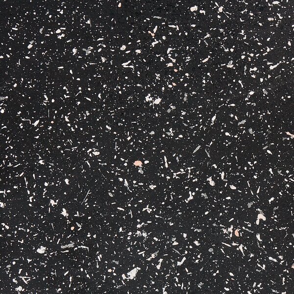 Konferenční stolek POZZA II 106 cm 106 cm Terrazzo efekt Černé terrazzo