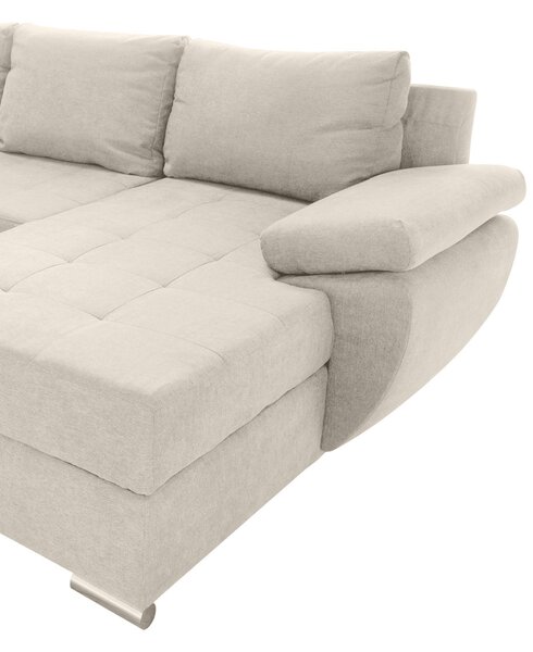 SEDACÍ SOUPRAVA, textil, krémová P & B - Sedací soupravy, Online Only