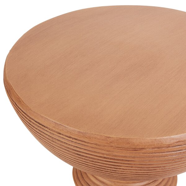 Odkládací stolek CALDARO 40 cm 40 cm Imitace dřeva Hnědá