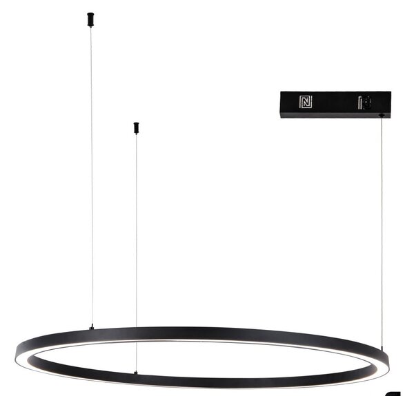 Immax NEO 07215L-LED Stmívatelný lustr na lanku FINO 60W/230V 80cm černá Tuya+DO