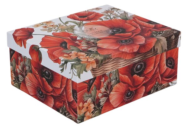 Porcelánový šálek s podšálkem Poppies 270 ml sada 2ks