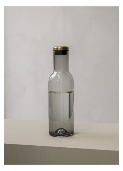 Karafa s mosazným uzávěrem Bottle Smoke 1 l Audo Copenhagen