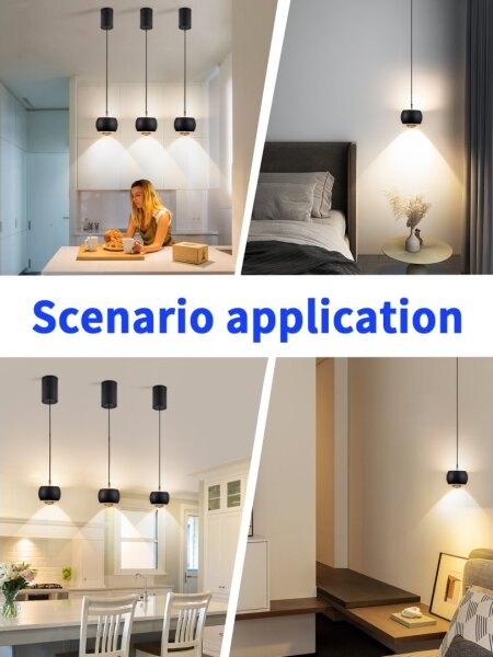 Immax NEO 07219L - LED Stmívatelný lustr DORMINE 6W/230V matná černá Tuya +DO