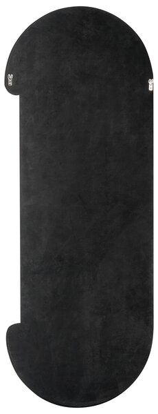 Zrcadlo LOCHES 54 cm 158 cm Umělý samet Černá