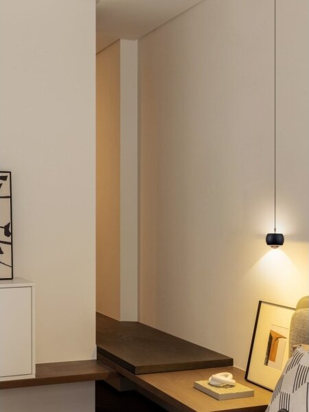 Immax NEO 07219L - LED Stmívatelný lustr DORMINE 6W/230V matná černá Tuya +DO