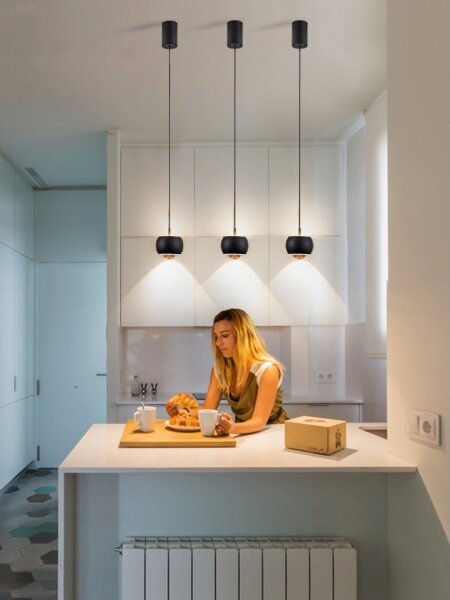 Immax NEO 07219L - LED Stmívatelný lustr DORMINE 6W/230V matná černá Tuya +DO