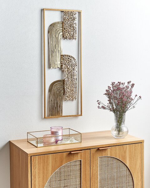 Závěsná ozdoba THULIUM Kov 75 cm Zlatá