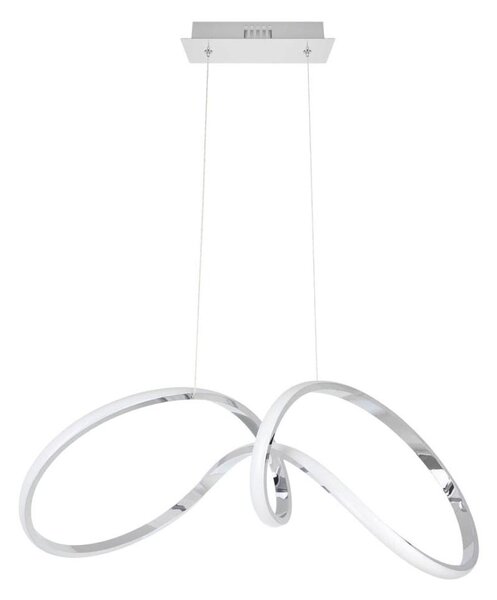 LED Lustr na lanku TESORO LED/48W/230V lesklý chrom