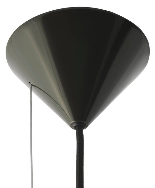 Tom Dixon LED závěsné světlo Pose, zelené, Ø 25 cm, ocel stmívatelné, stmívatelný, Zelená, Obývací pokoj / jídelna, kov, Design