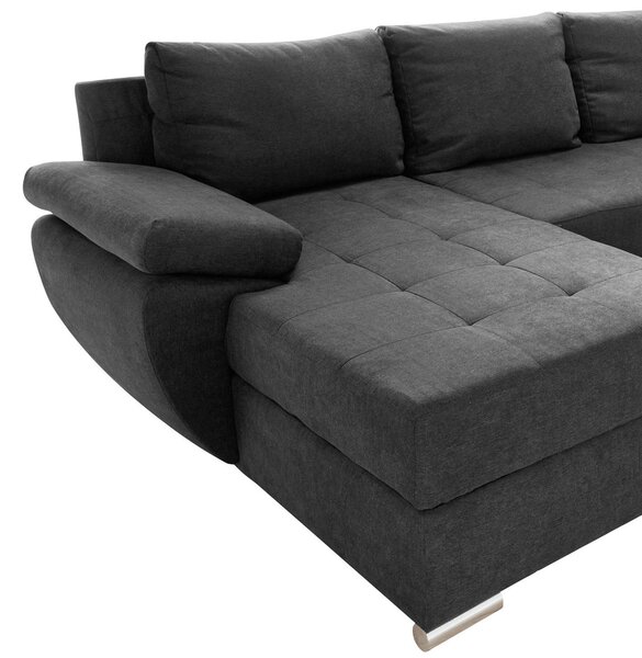 SEDACÍ SOUPRAVA, textil, antracitová P & B - Sedací soupravy, Online Only